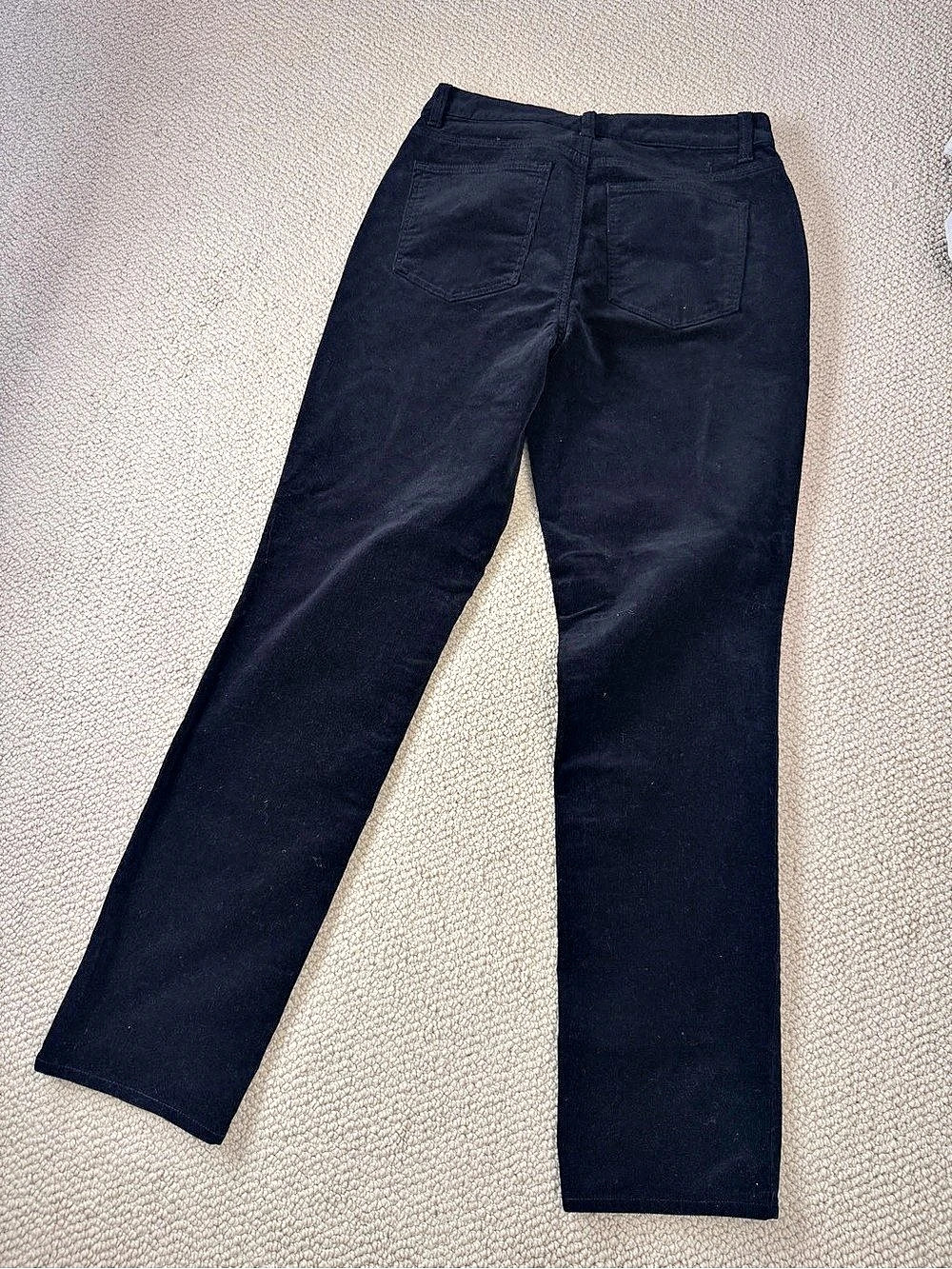 Talbots Straight Leg Black corduroy Pants - Like New